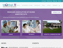 Tablet Screenshot of moana.org
